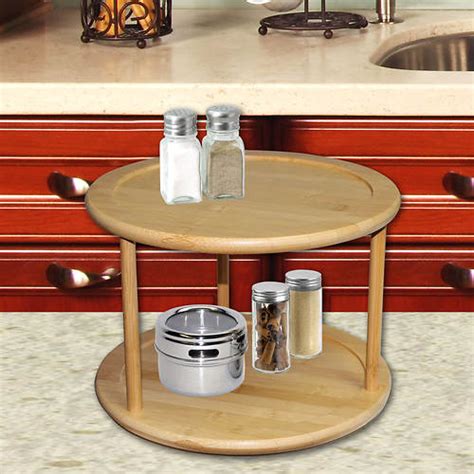 countertop lazy susan 2 tier